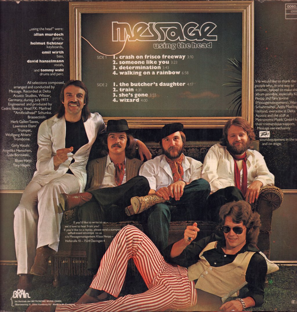 Message - Using The Head - Lp