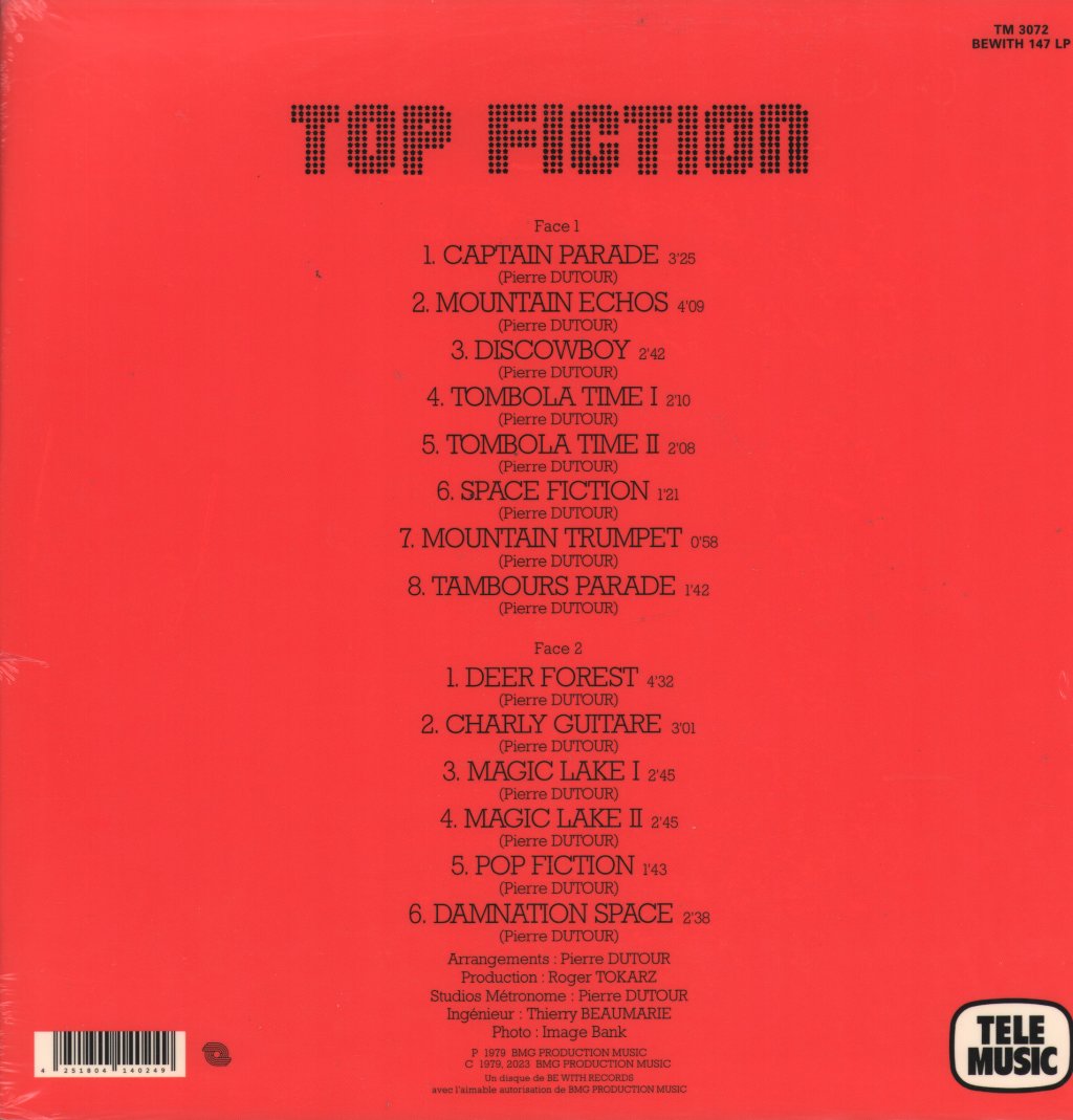Pierre Dutour - Top Fiction - Lp