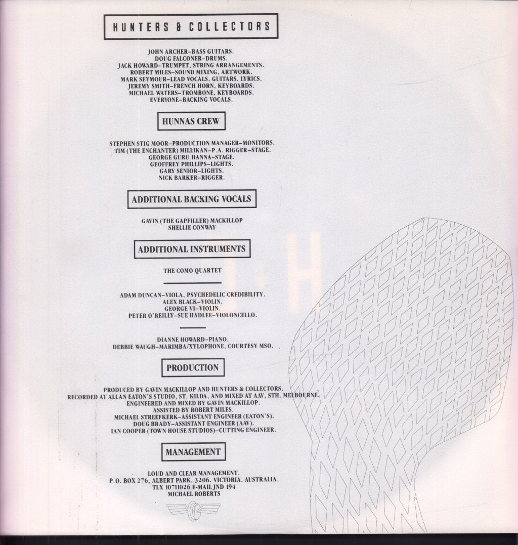 Hunters And Collectors - Human Frailty - Lp