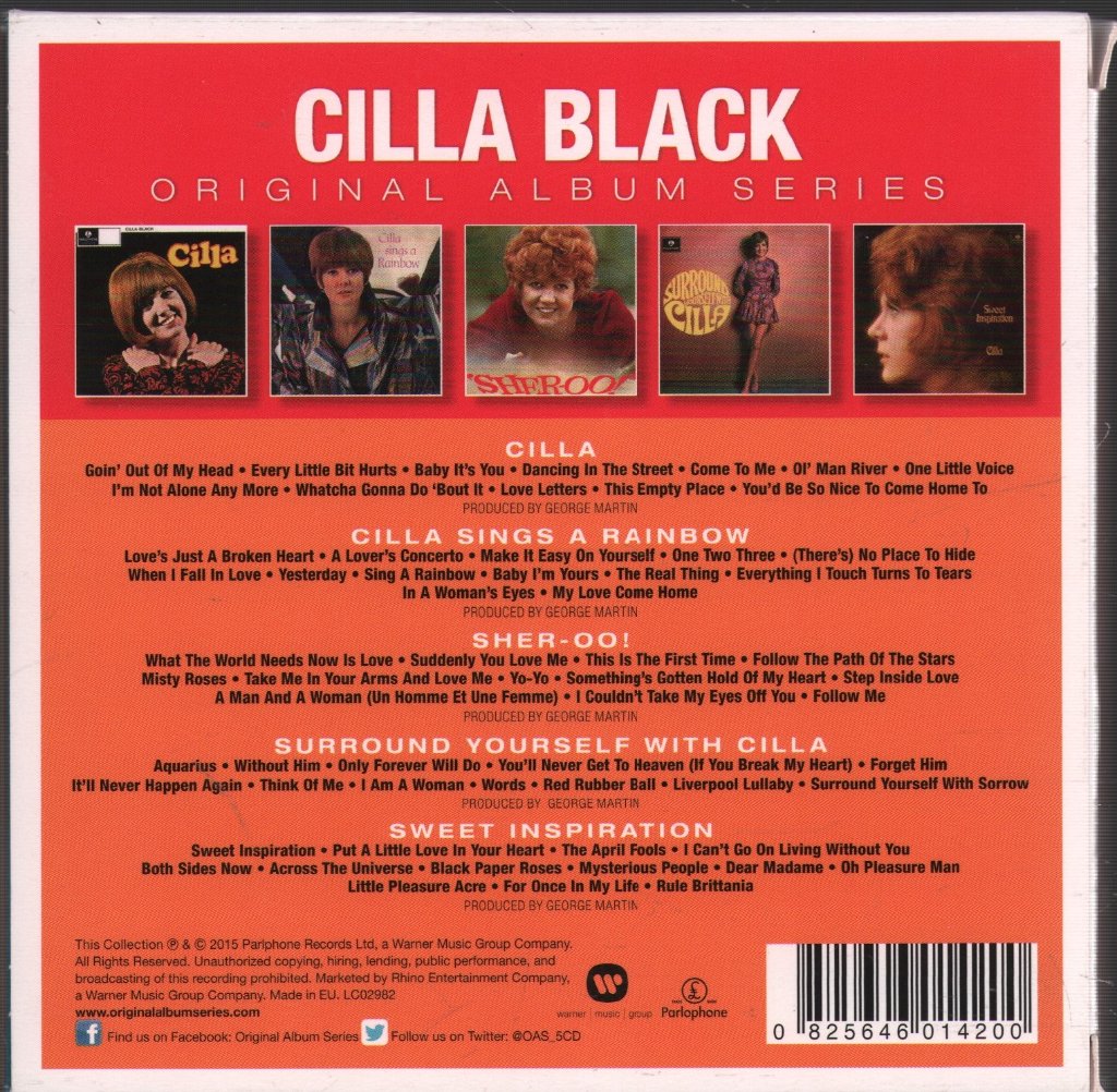 Cilla Black - Original Album Series - Cd Set