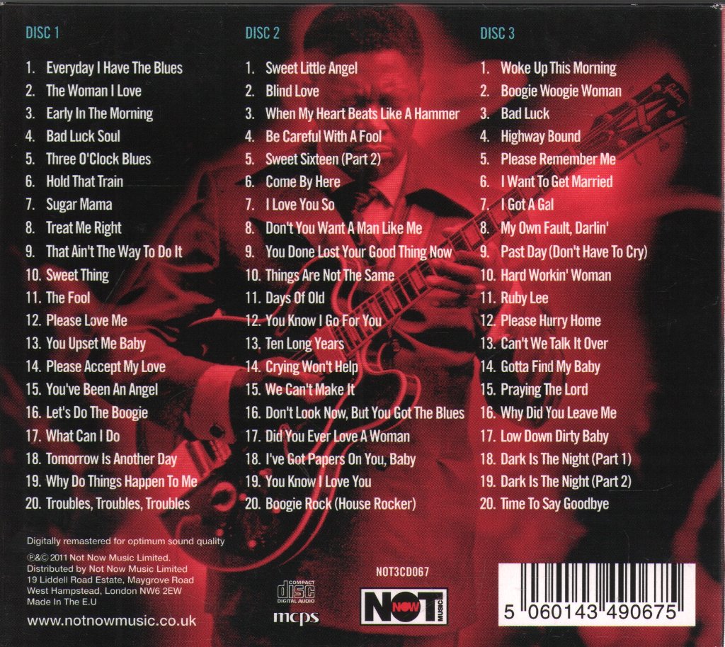 B.B. King - Can't Kick The Blues - Cd Set