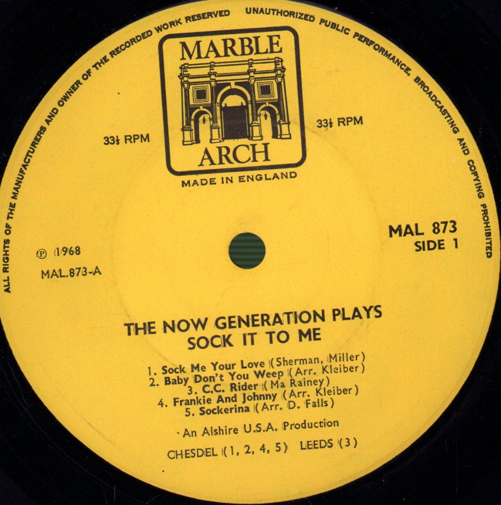 Now Generation - Sock It To Me! - Lp