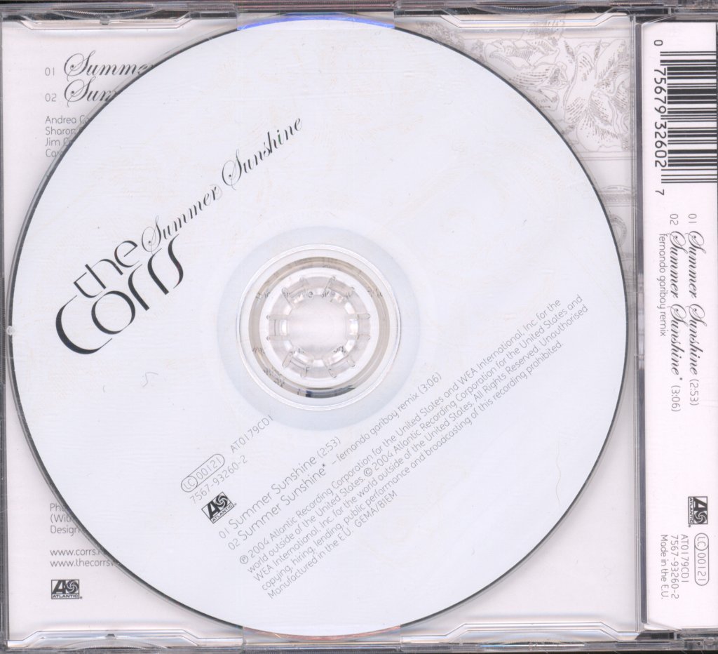Corrs - Summer Sunshine - Cd