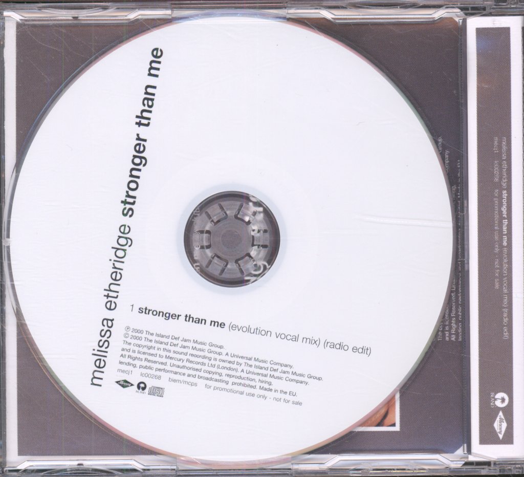Melissa Etheridge - Stronger Than Me - Cd