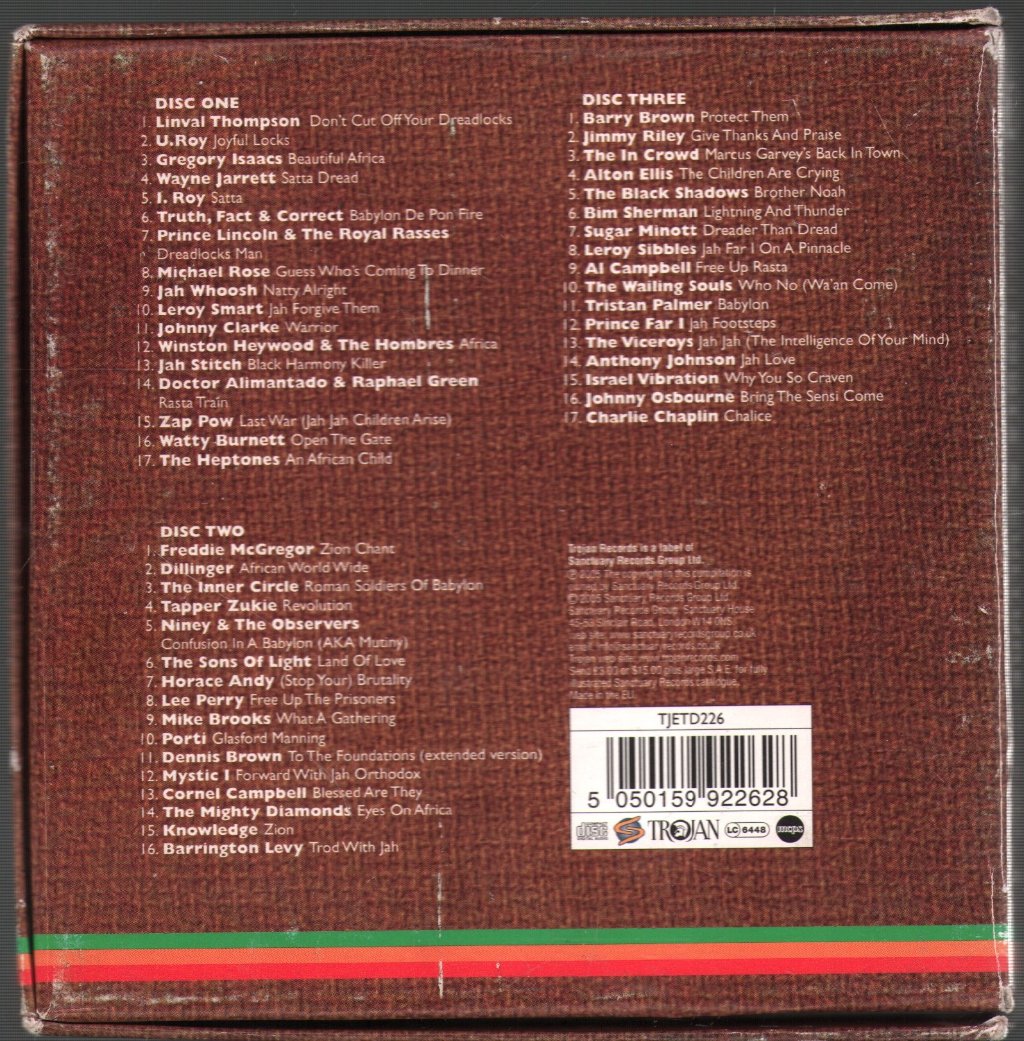 Various Artists - Trojan Roots & Culture Box Set - Cd Set