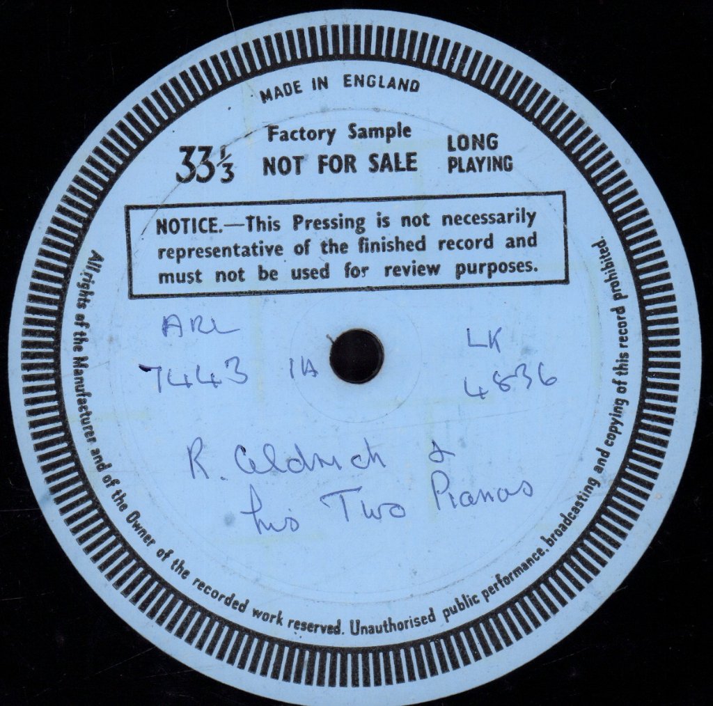 Ronnie Aldrich And His Two Pianos - Two Pianos In Hollywood - Lp