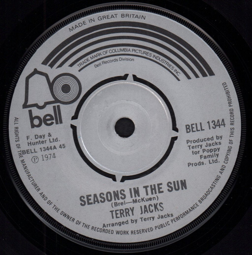 Terry Jacks - Seasons In The Sun - 7 Inch