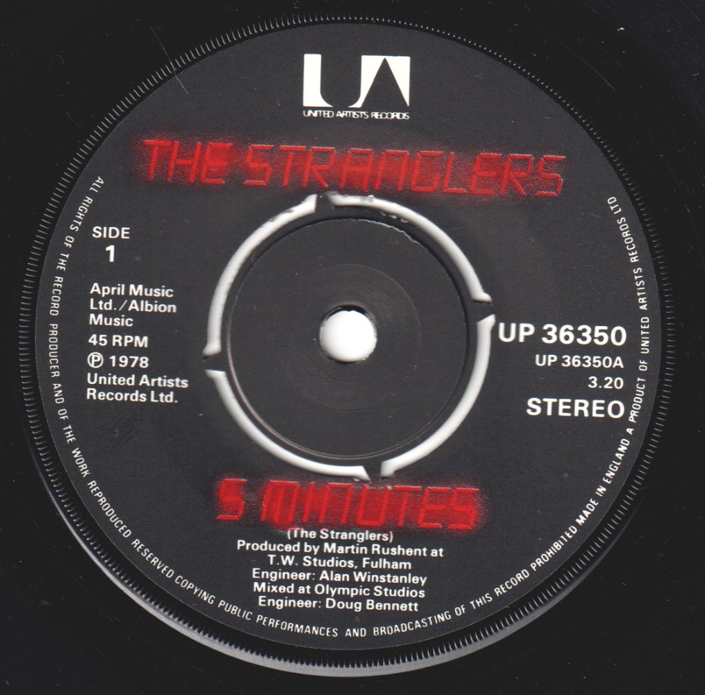 Stranglers - 5 Minutes - 7 Inch