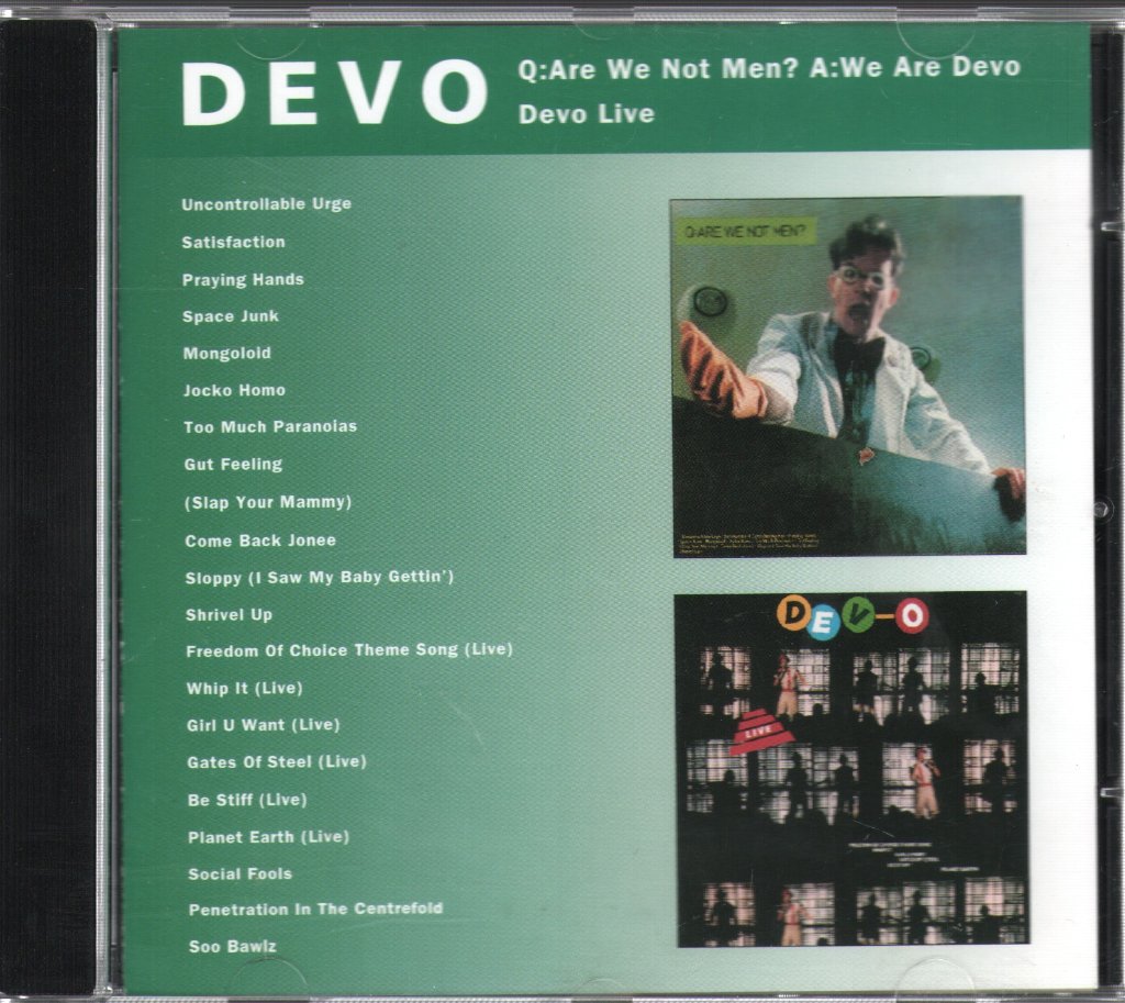 Devo - Q: Are We Not Men? A: We Are Devo / Devo Live - Cd
