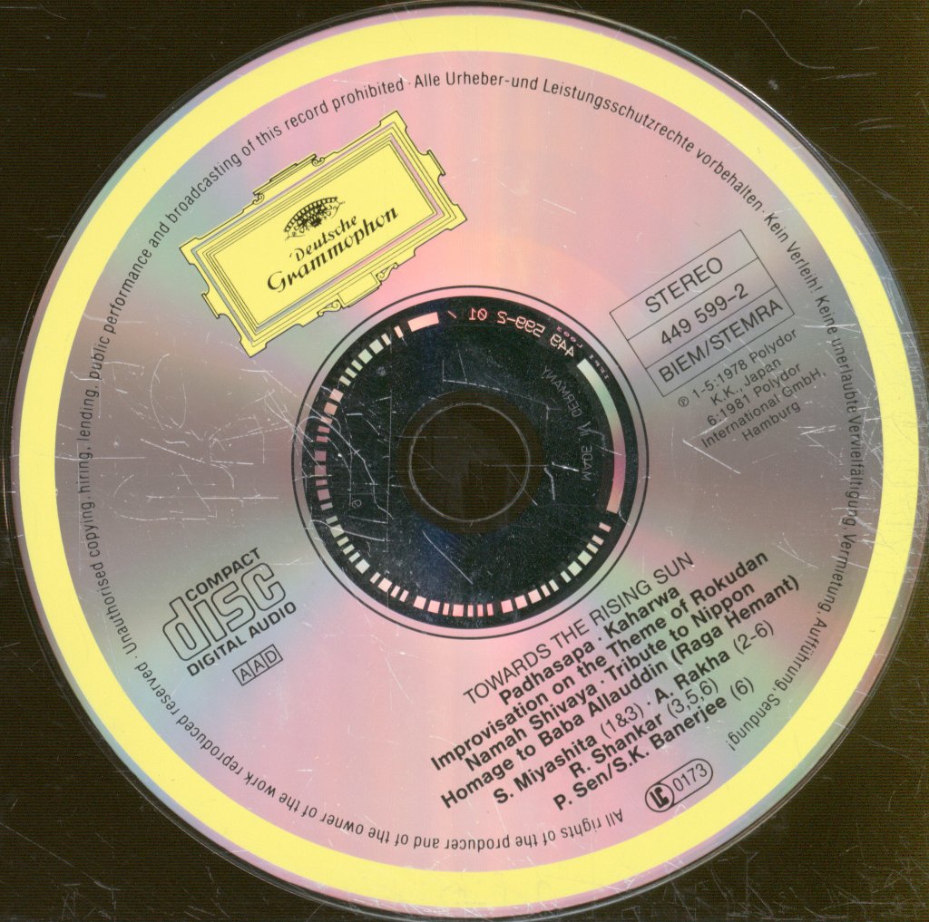 Ravi Shankar & Various - Towards The Rising Sun - Cd