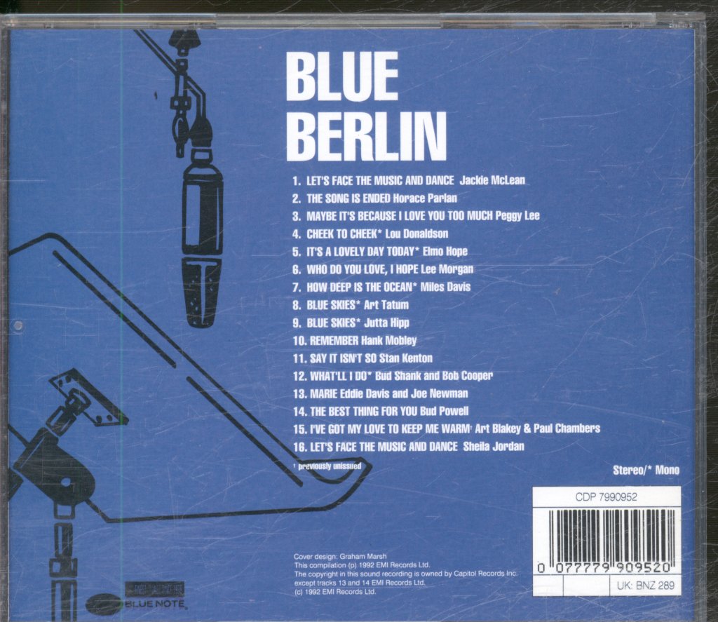 Various Artists - Blue Berlin - Blue Note Plays The Music Of Irving Berlin - Cd