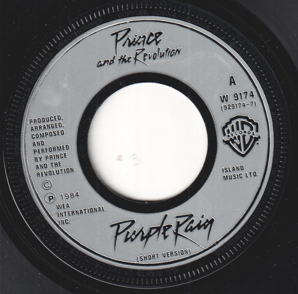 Prince And The Revolution - Purple Rain - 7 Inch