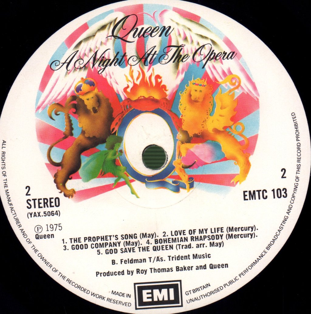 Queen - A Night At The Opera - Lp