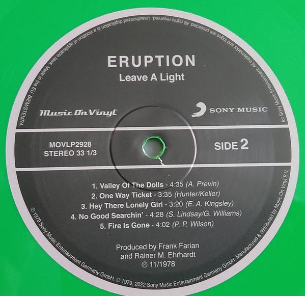 Eruption - Leave A Light - Lp