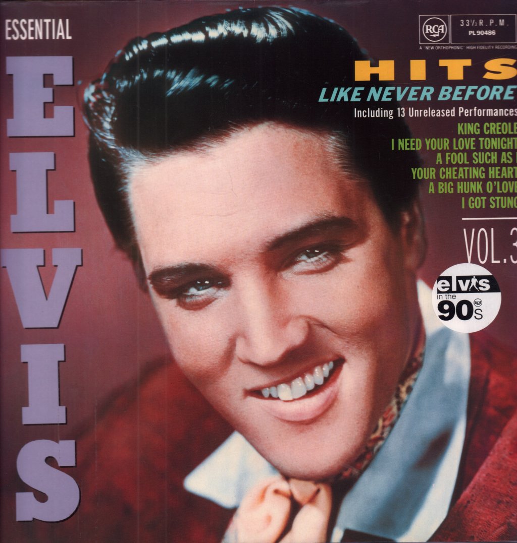 Elvis Presley - Essential Elvis Volume 3 hits like never before - Lp