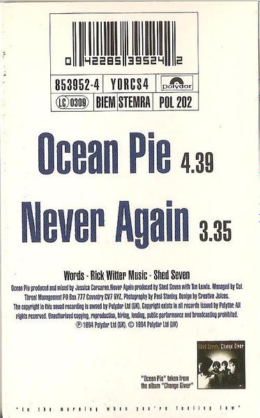 Shed Seven - Ocean Pie - Cassette