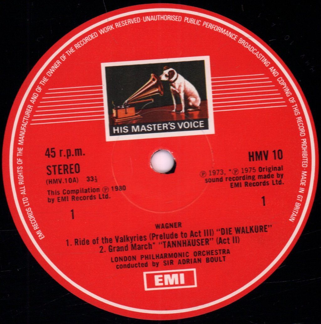 London Philharmonic Orchestra - wagner Ride Of The Valkyries - Lp