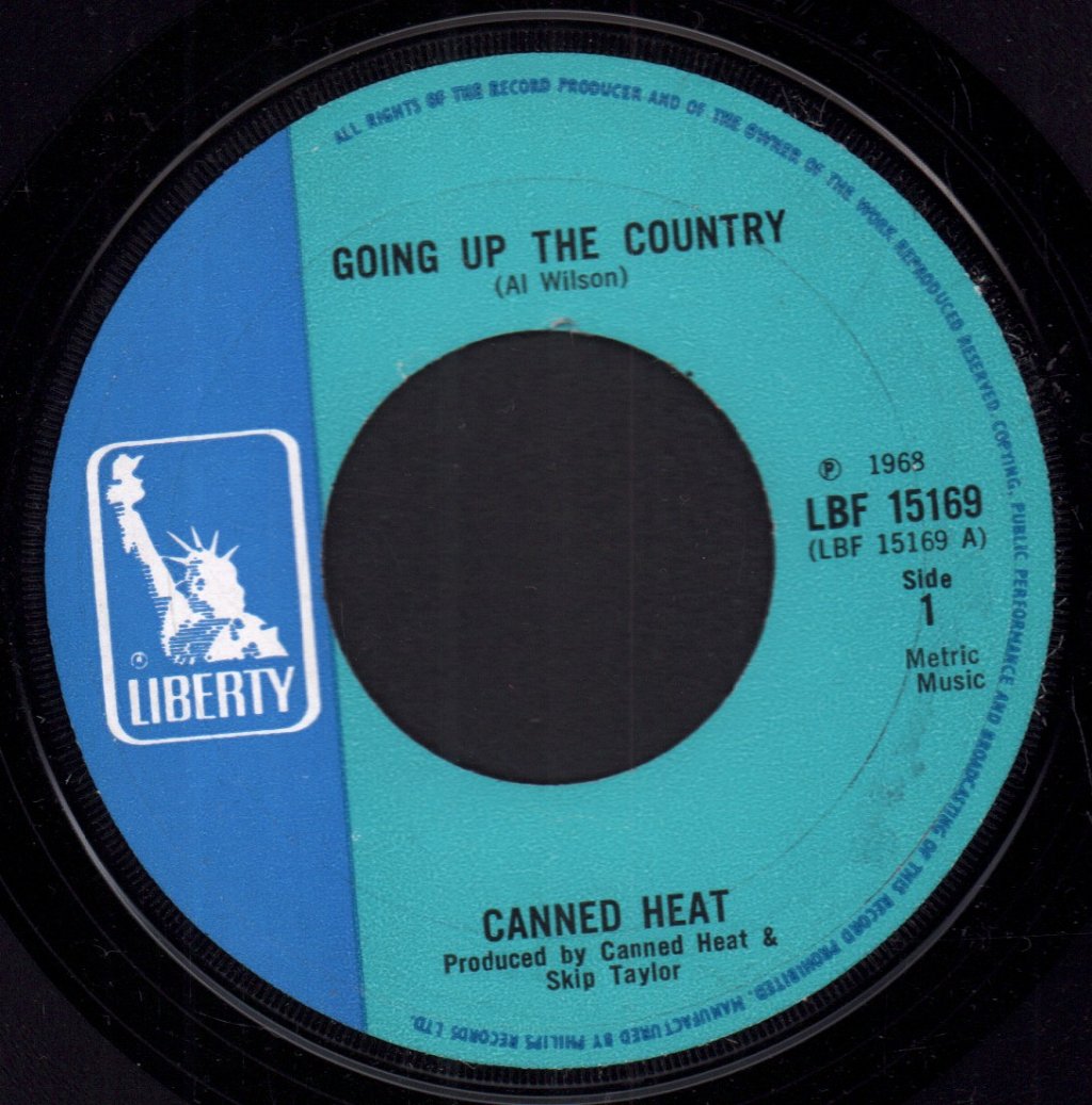 Canned Heat - Going Up The Country - 7 Inch