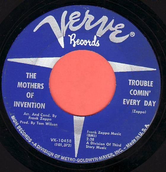 Mothers - Trouble Comin' Every Day / Who Are the Brain Police? - 7 Inch