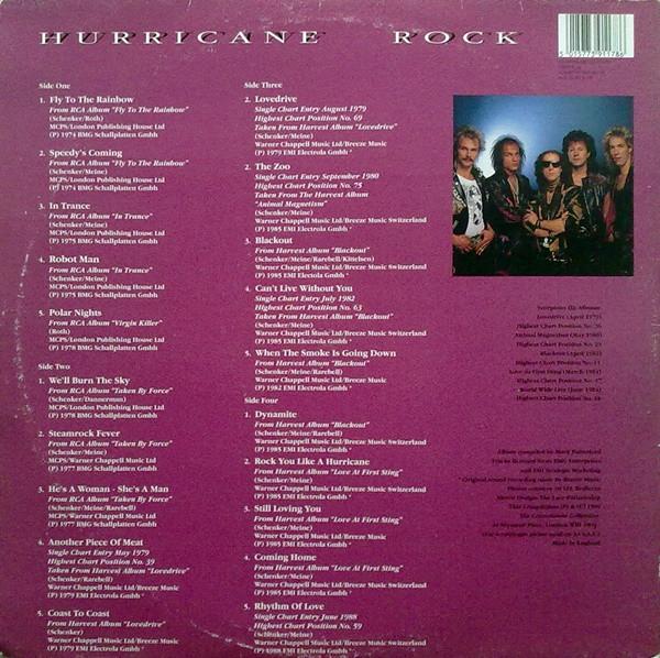Scorpions - Hurricane Rock - Double Lp
