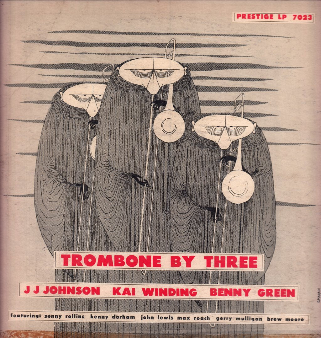 Jay Jay Johnson / Kai Winding / Bennie Green - Trombone By Three - Lp