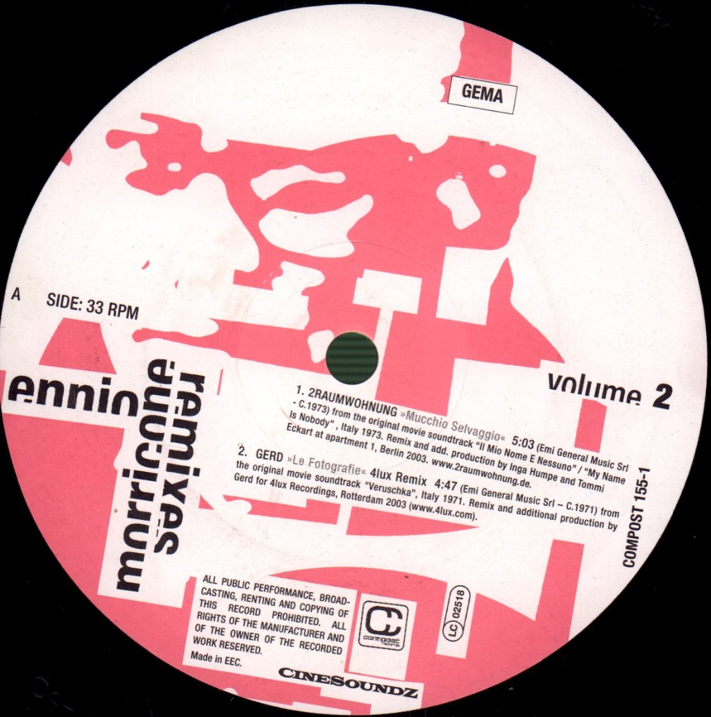 Ennio Morricone - Remixes Volume 2 - Triple Lp