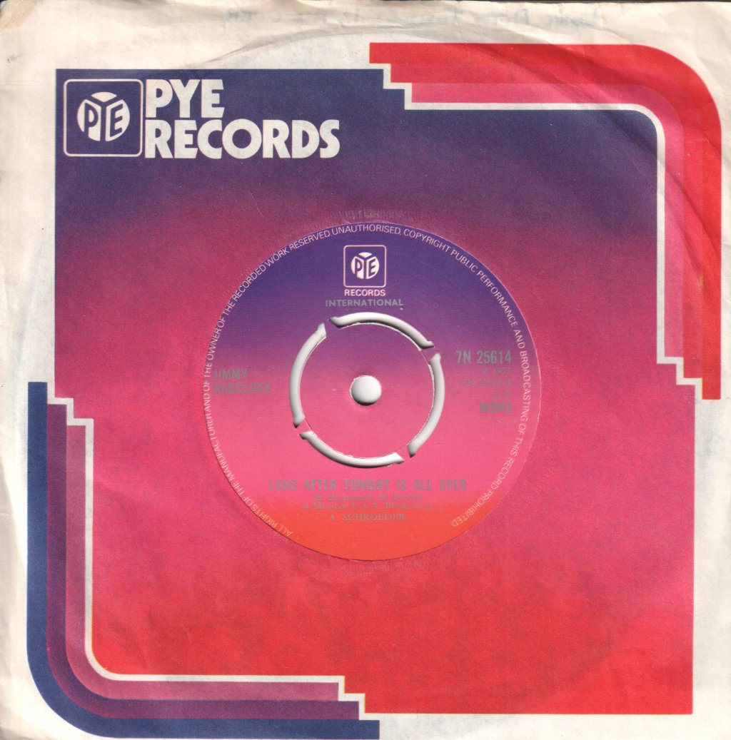 Jimmy Radcliffe - Long After Tonight Is All Over - 7 Inch
