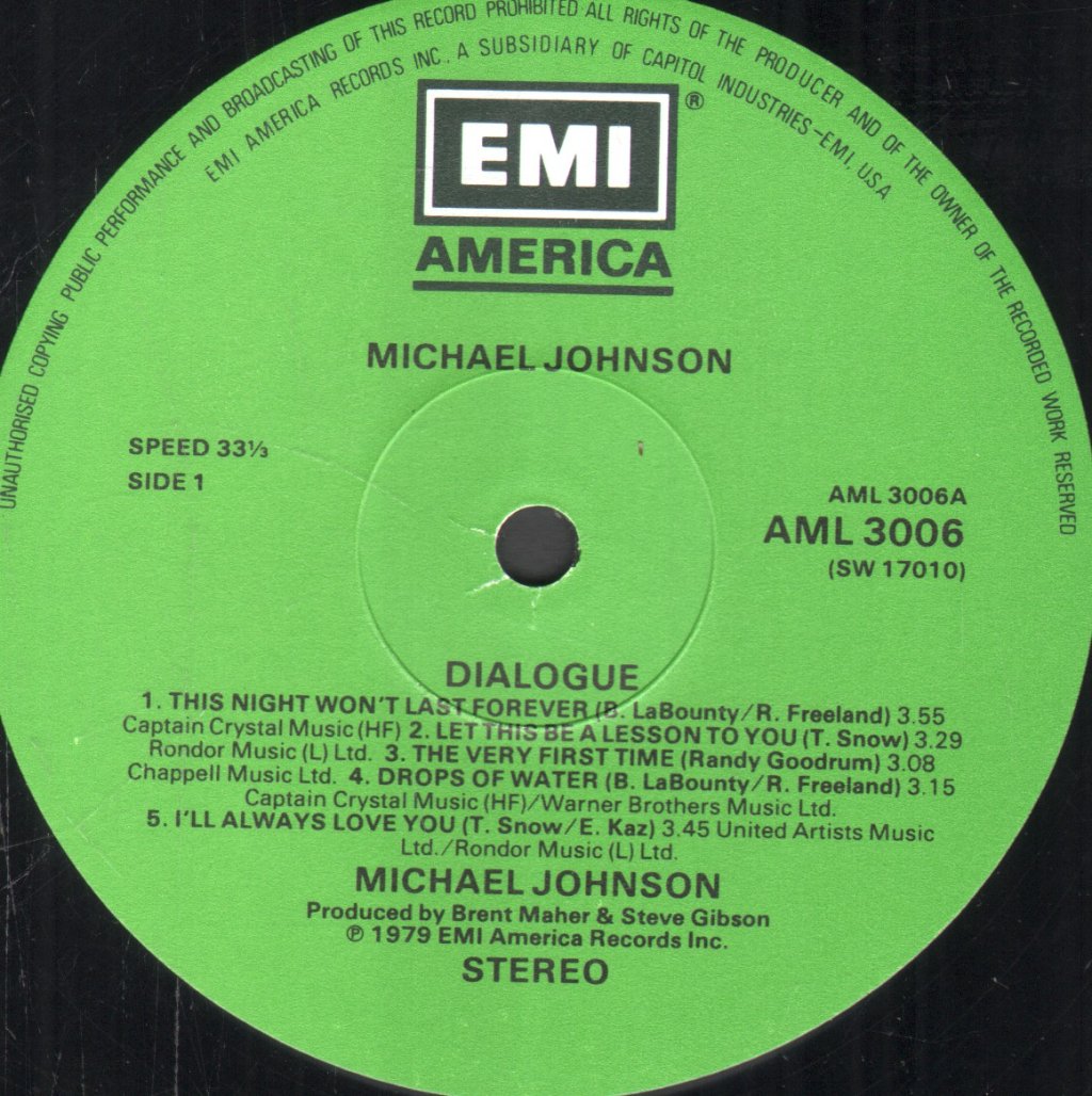 Michael Johnson - Dialogue - Lp