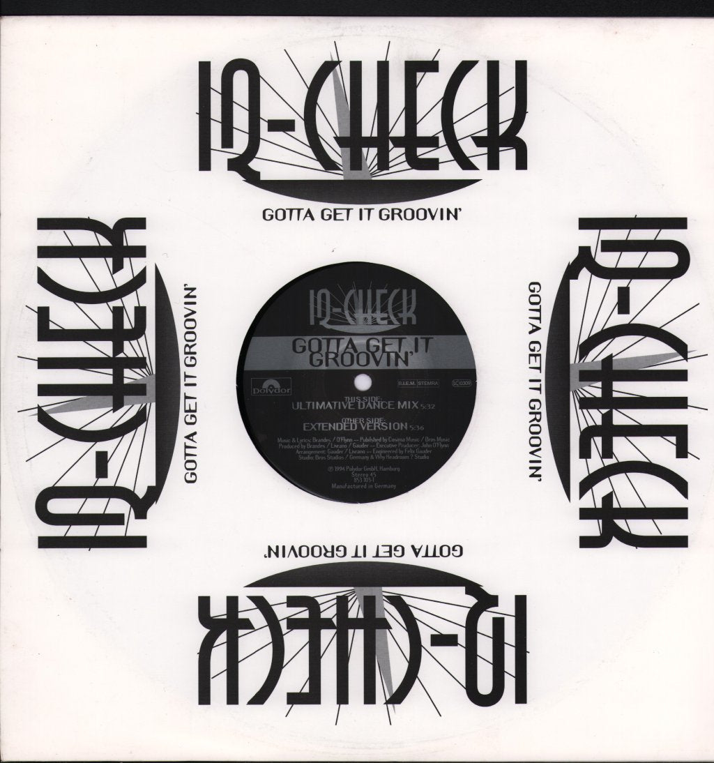 IQ-Check - Gotta Get It Groovin' - 12 Inch