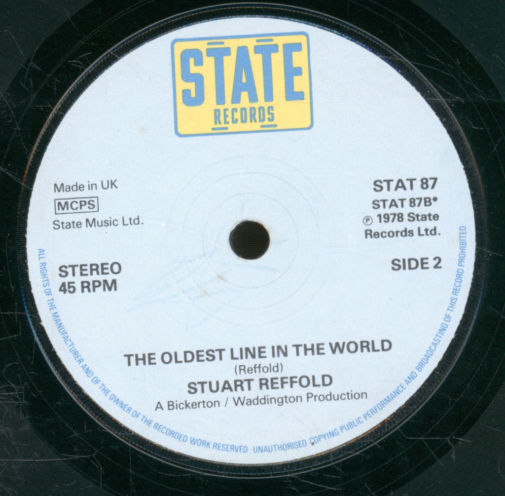 Stuart Reffold - Kiss Your Lover Goodbye - 7 Inch