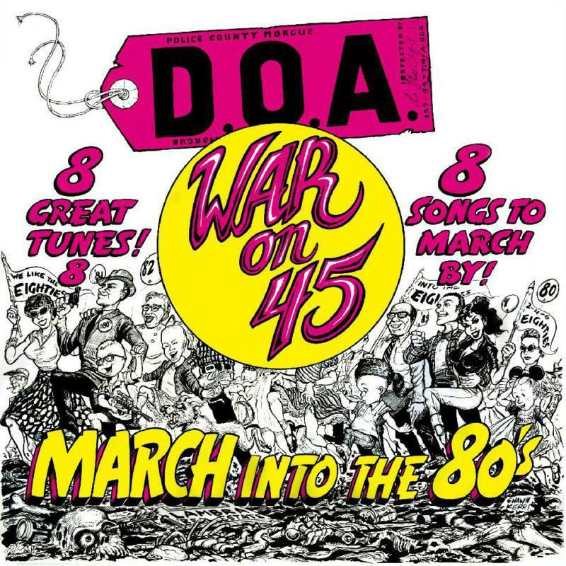 D.O.A. - War On 45 - 40th Anniversary Re-Issue - Red Vinyl - Lp