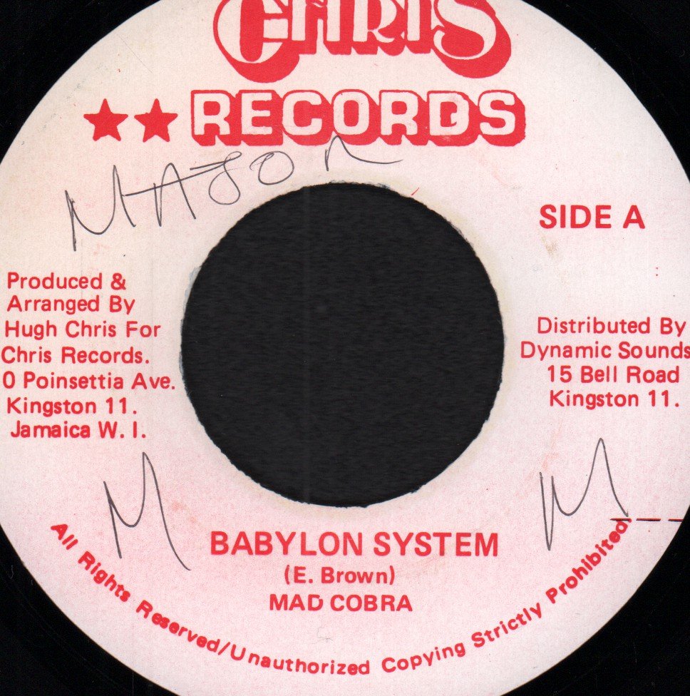 Mad Cobra - Babylon System - 7 Inch