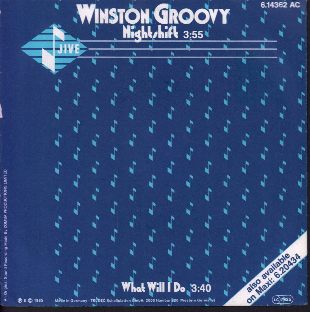 Winston Groovy - Nightshift - 7 Inch