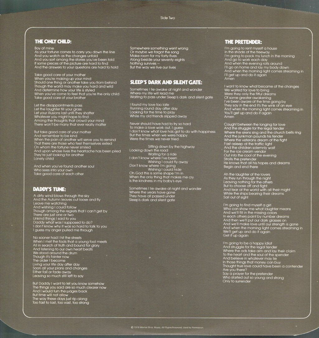 Jackson Browne - Pretender - Lp