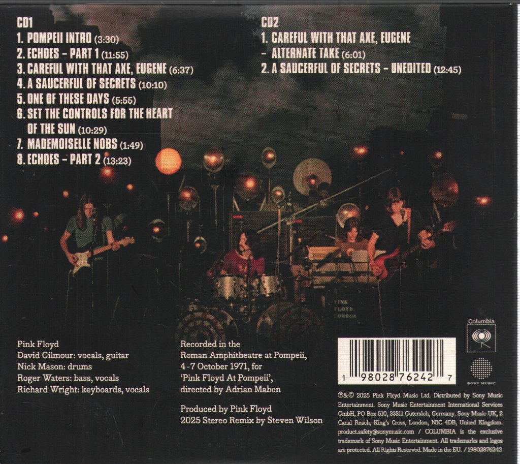 Pink Floyd - Pink Floyd at Pompeii - MCMLXXII - Double Cd