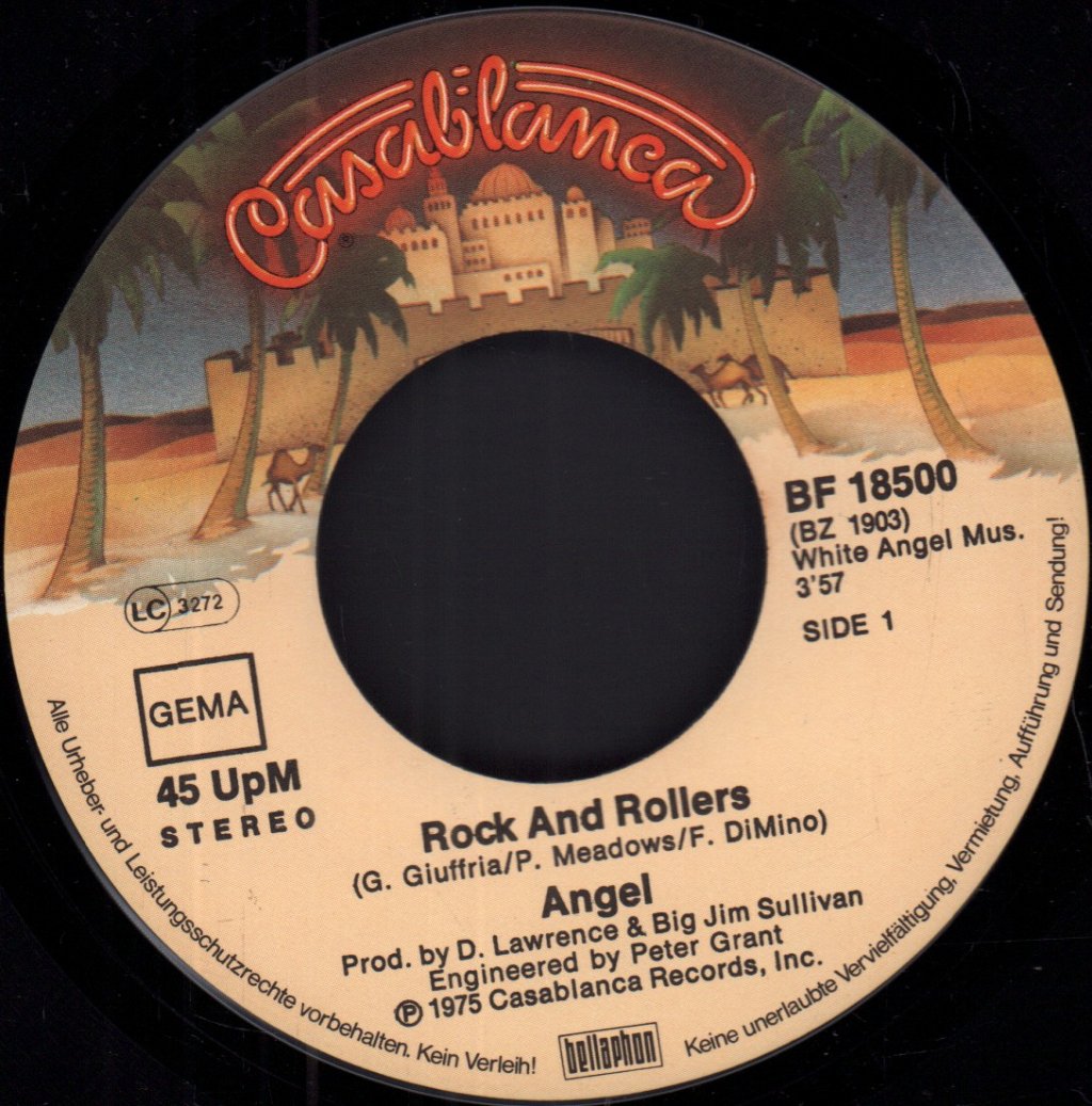 Angel (Rock Group) - Rock And Rollers - 7 Inch