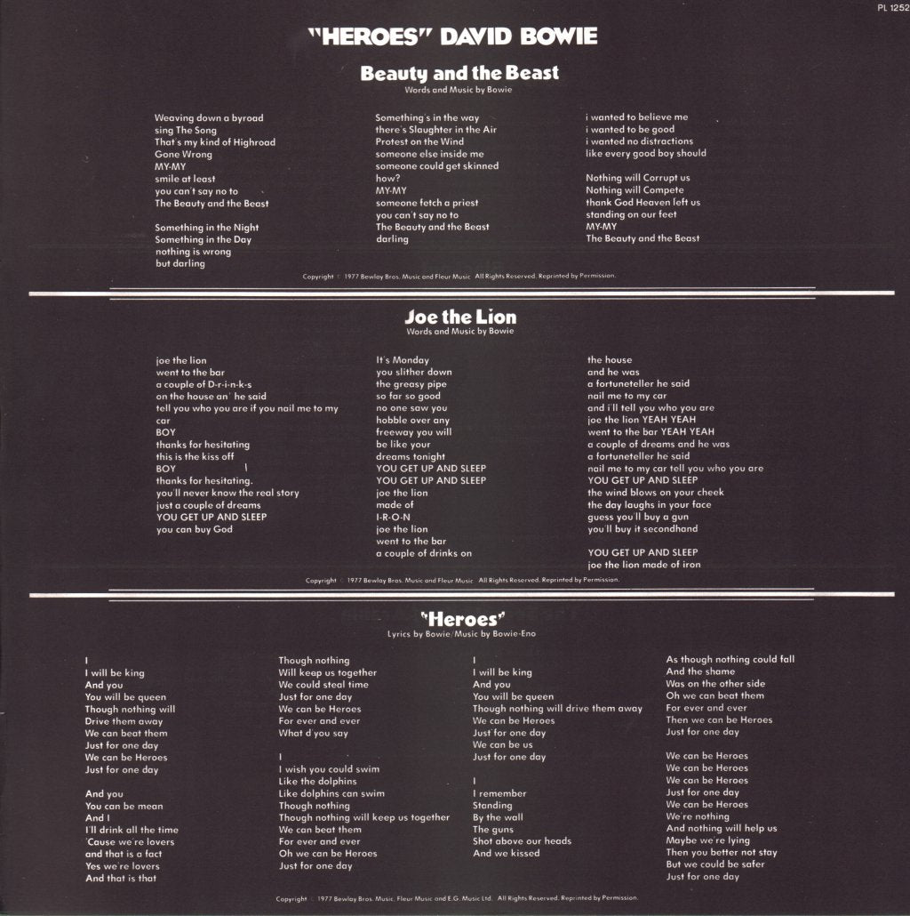David Bowie - Heroes - Lp