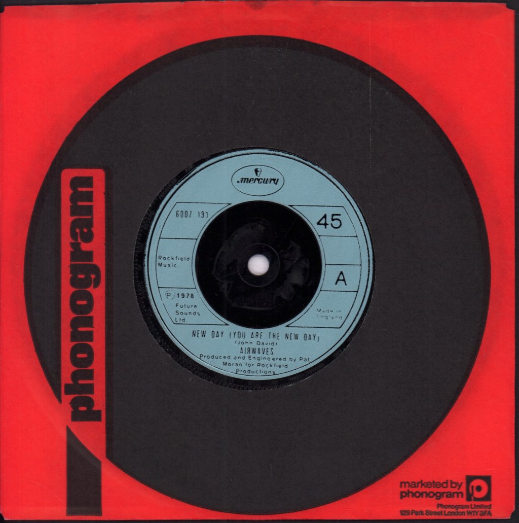 Airwaves (Rock Group) - New Day - 7 Inch