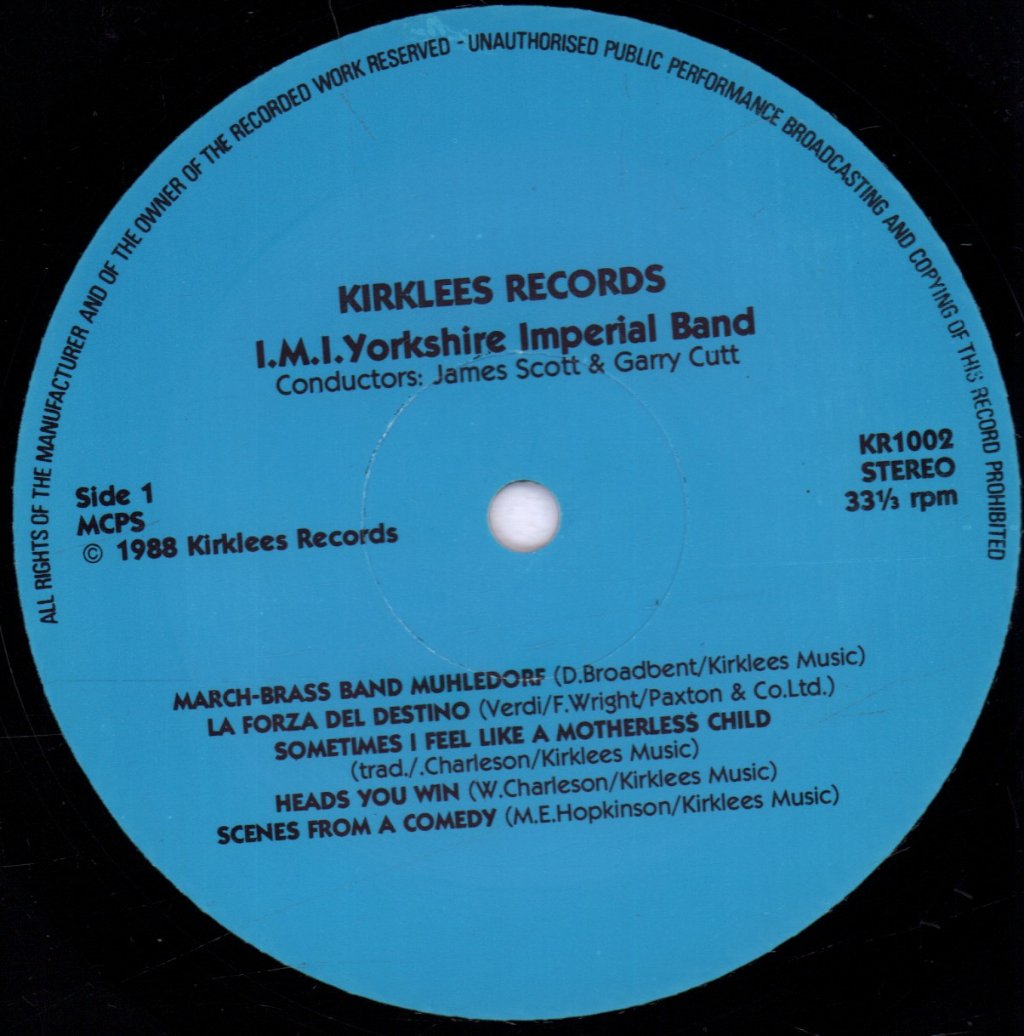 Yorkshire Imperial Band - Sounds Of The White Rose - Lp
