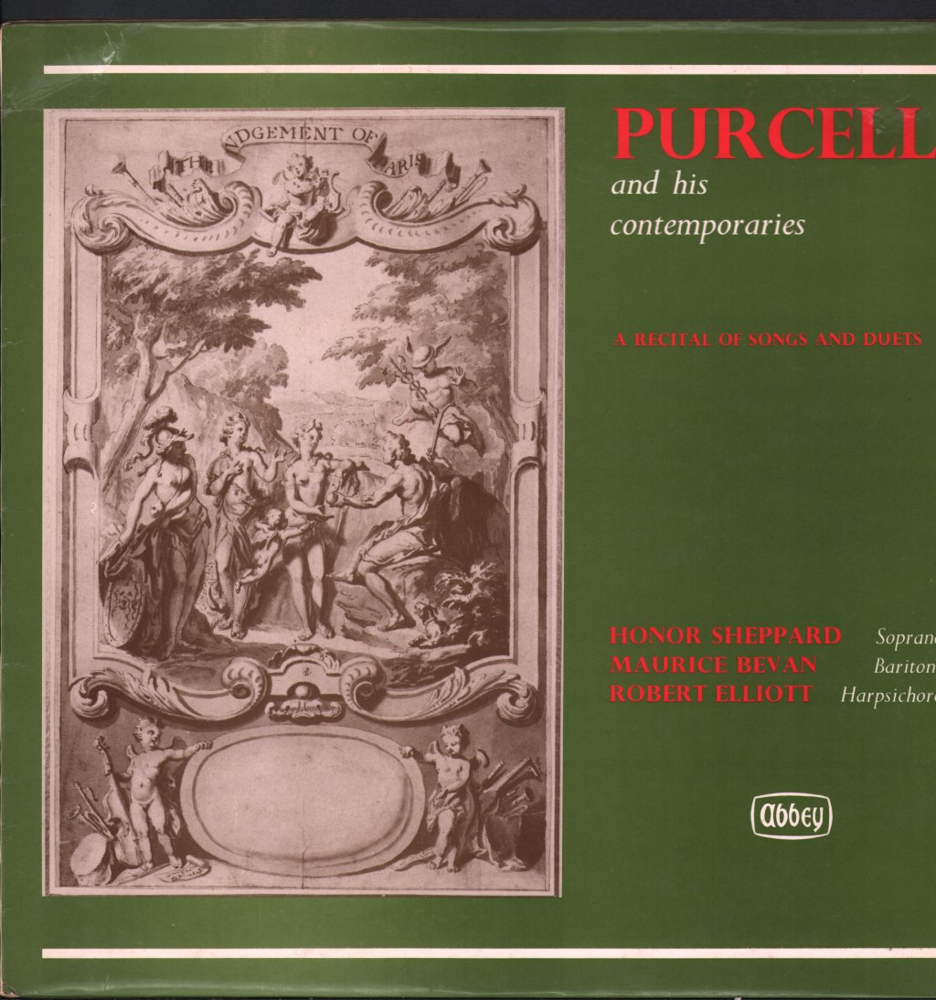 Purcell And His Contemporaries - A Recital Of Songs And Duets - Lp
