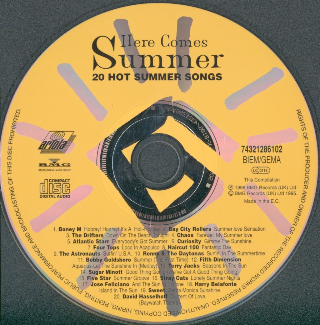 Various Artists - Here Comes Summer 20 Hot Summer Songs - Cd