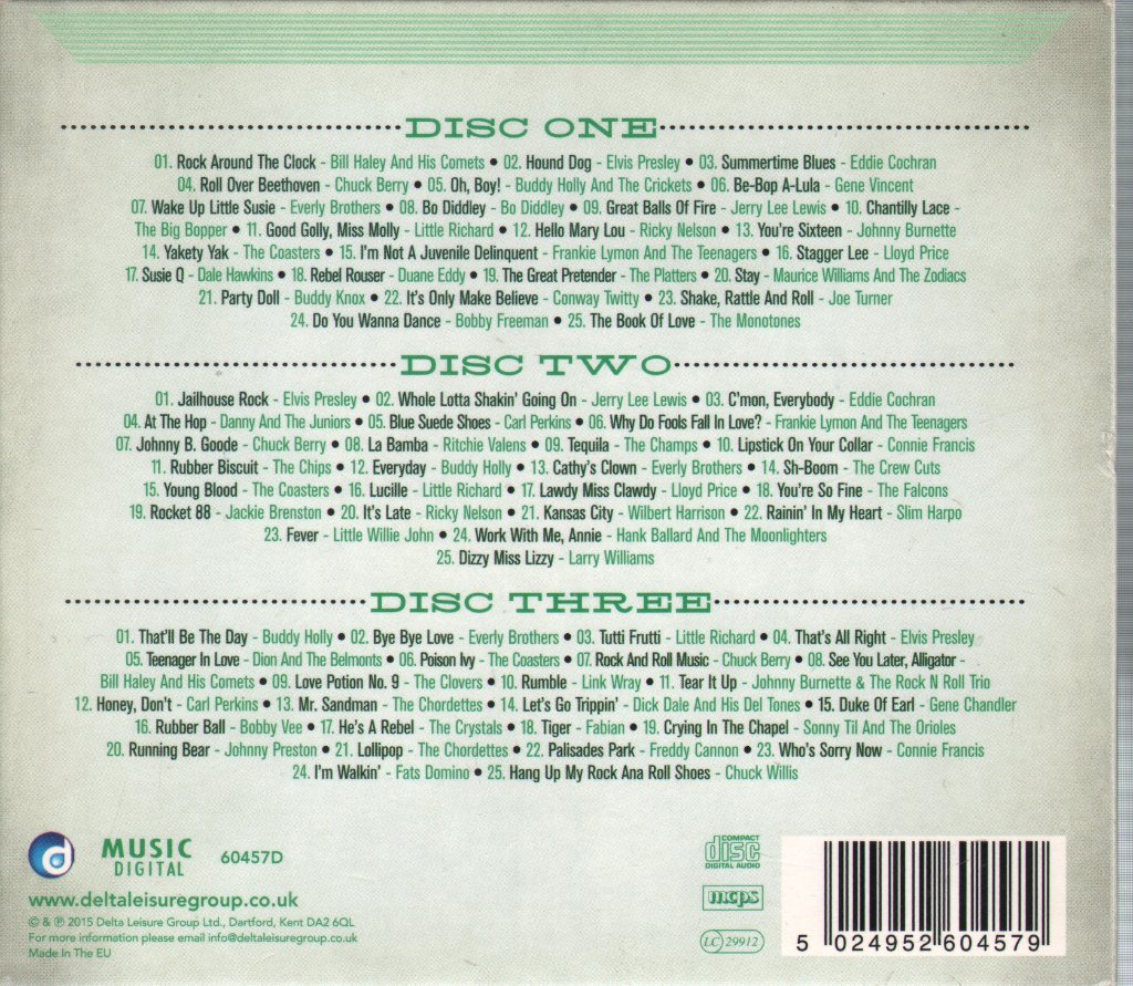 Various Artists - Vintage Collection Rock 'n' Roll - Triple Cd