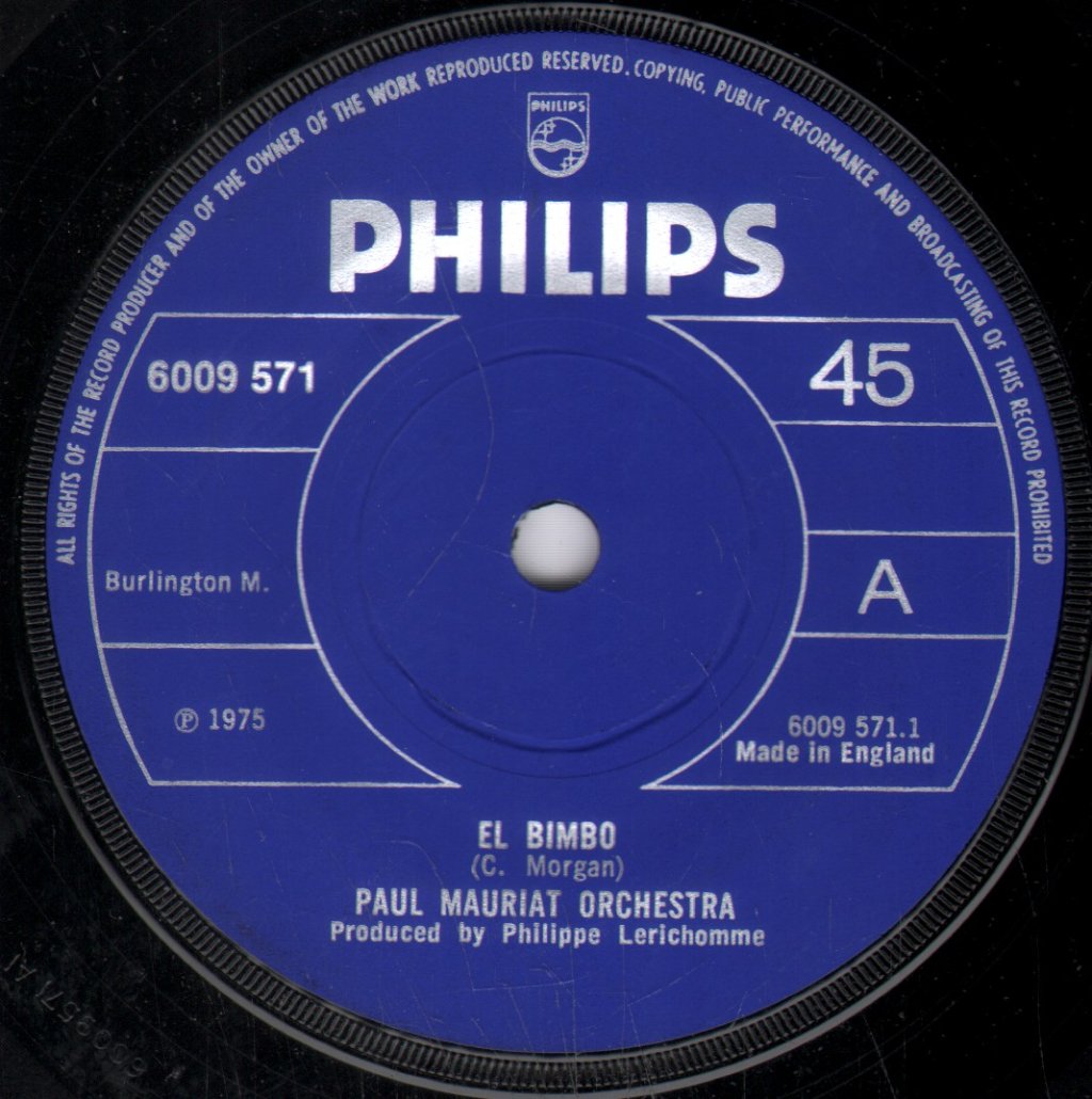 Paul Mauriat Orchestra - El Bimbo - 7 Inch