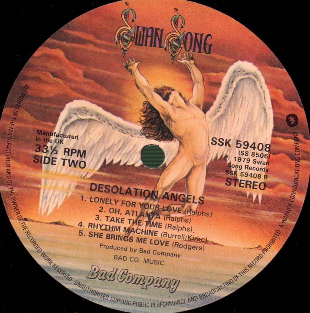 Bad Company - Desolation Angels - Lp
