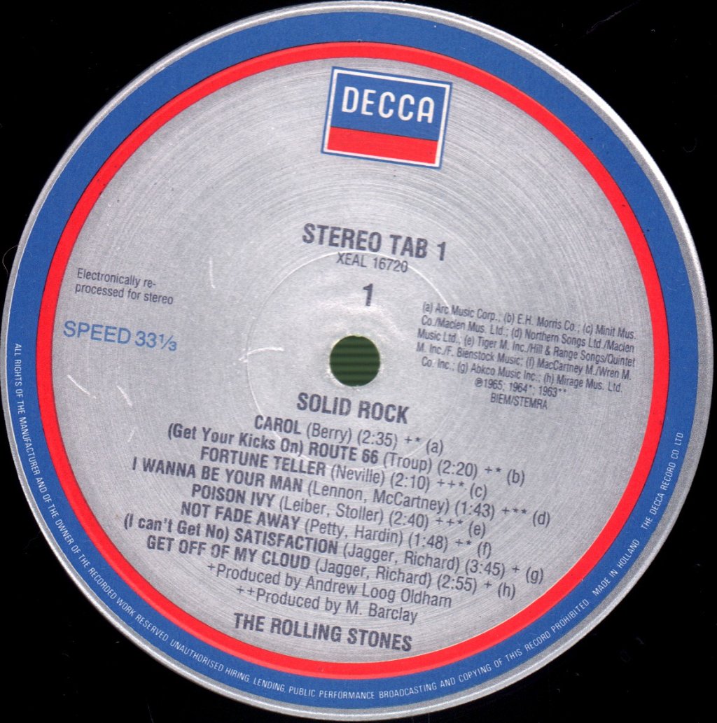 Rolling Stones - Solid Rock - Lp