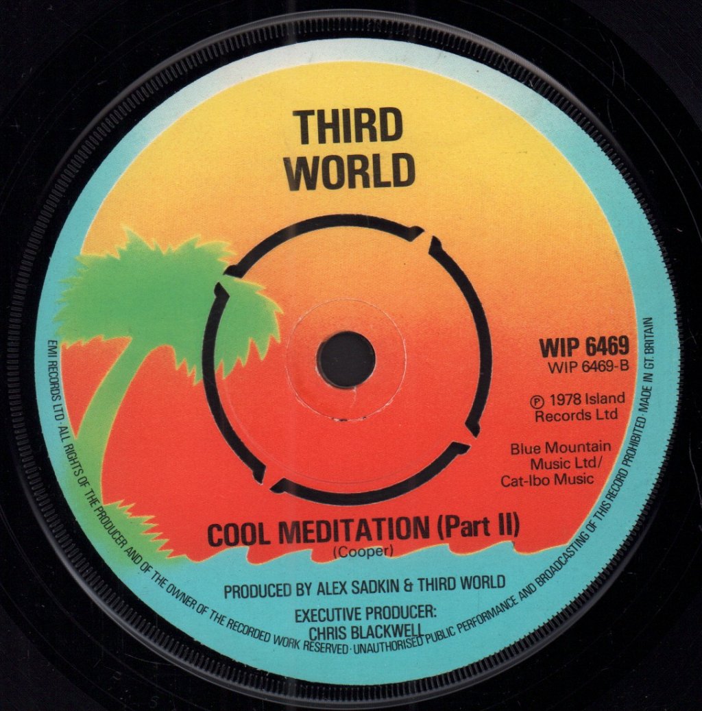 Third World (Reggae) - Cool Meditation - 7 Inch