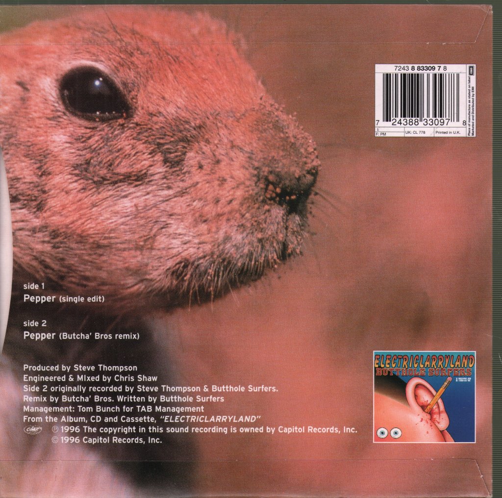 Butthole Surfers - Pepper - 7 Inch