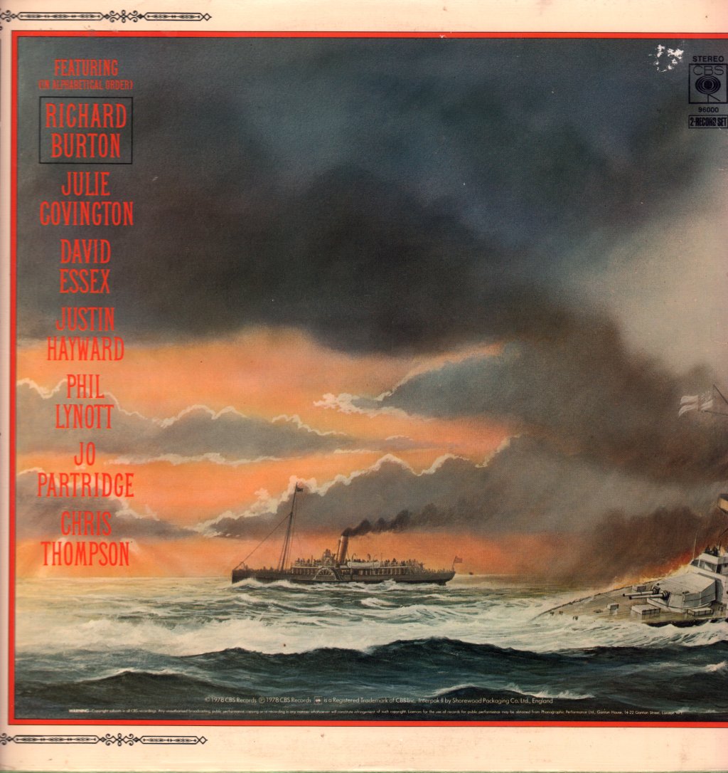 Jeff Wayne - War Of The Worlds - Double Lp
