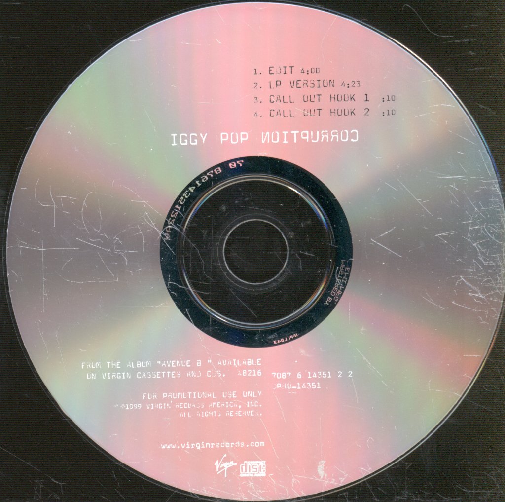 Iggy Pop - Corruption - Cd