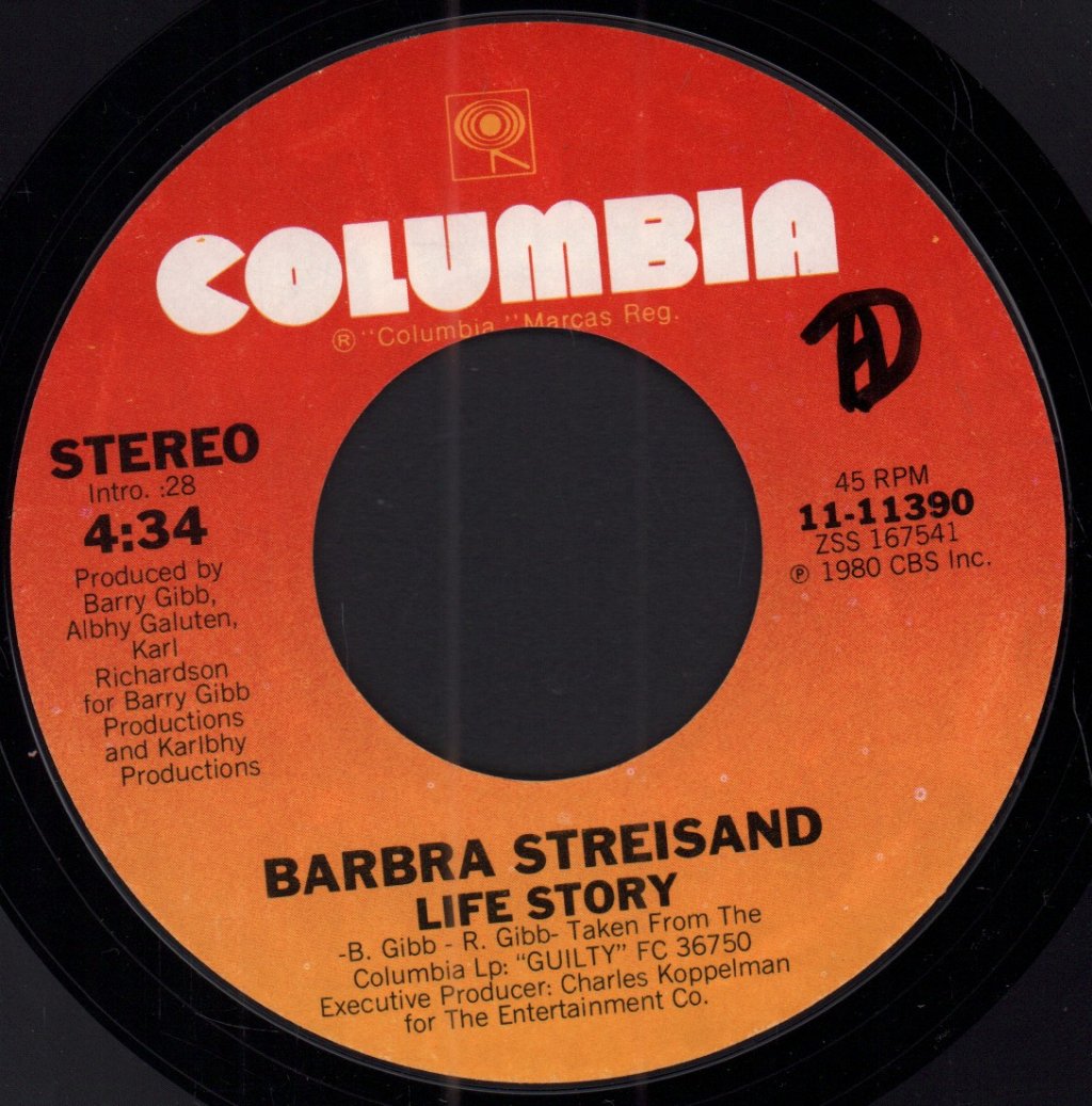 Barbra Streisand And Barry Gibb - Guilty - 7 Inch